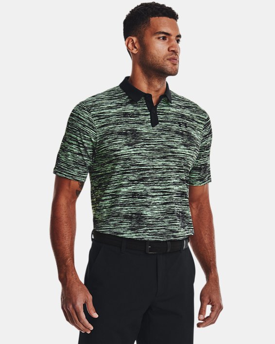 Men's UA Iso-Chill Twist Polo, Green, pdpMainDesktop image number 0